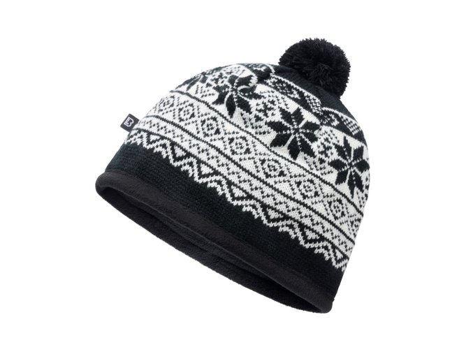 Čepice pletená SNOW CAP ČERNÁ