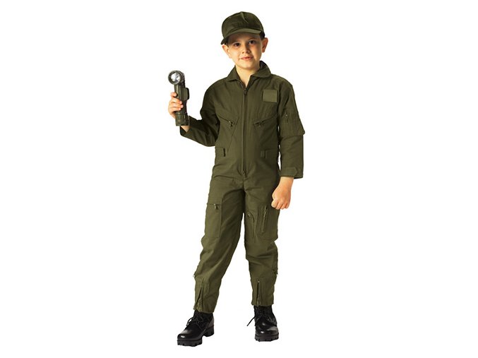 Kombinéza dětská US AIR FORCE ZELENÁ