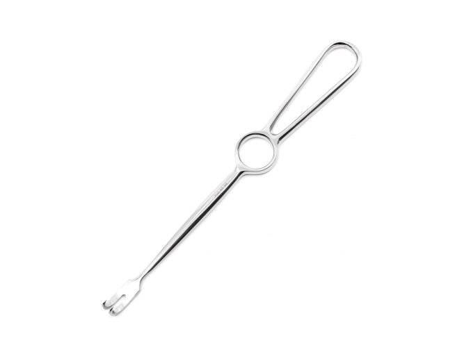 Hák na rány ostrý 2-zubý