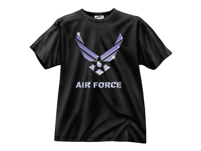 Triko AIR FORCE ČERNÉ