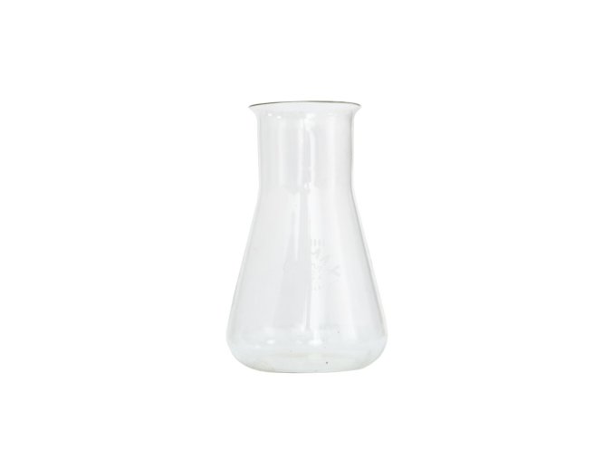Baňka kuželová skleněná 200ml širokohrdlá