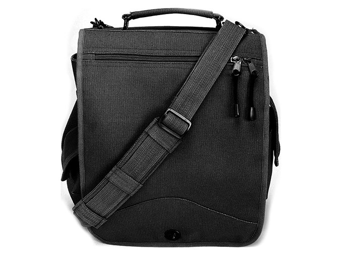 Taška VINTAGE M-51 přes rameno 30 x 35 x 15 cm ČERNÁ