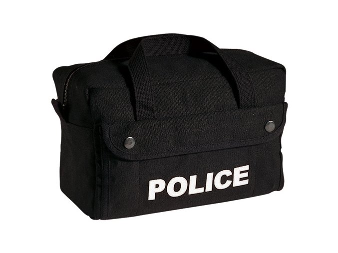 Taška malá s nápisem POLICE ČERNÁ