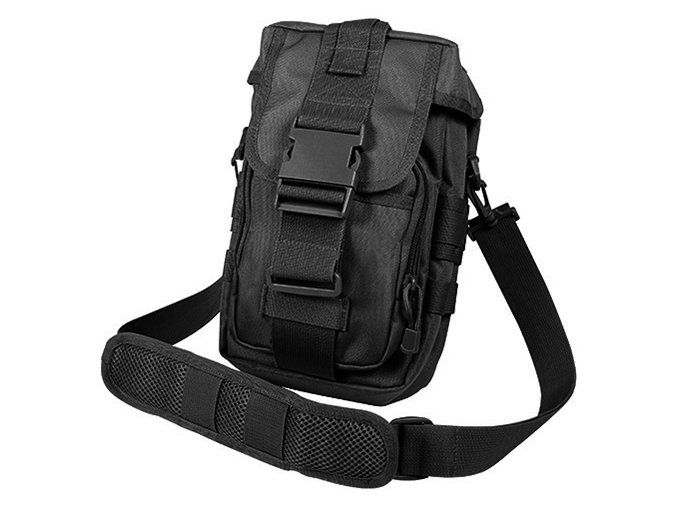 Taška taktická FLEXIPACK přes rameno ČERNÁ