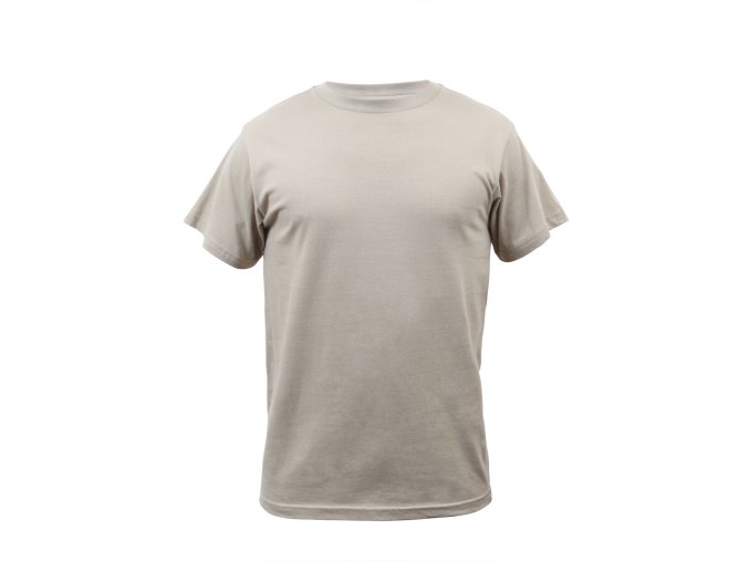 Triko bavlněné PÍSKOVÉ