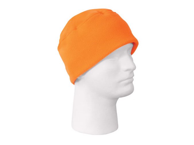 Čepice FLEECE výstražná ORANŽOVÁ