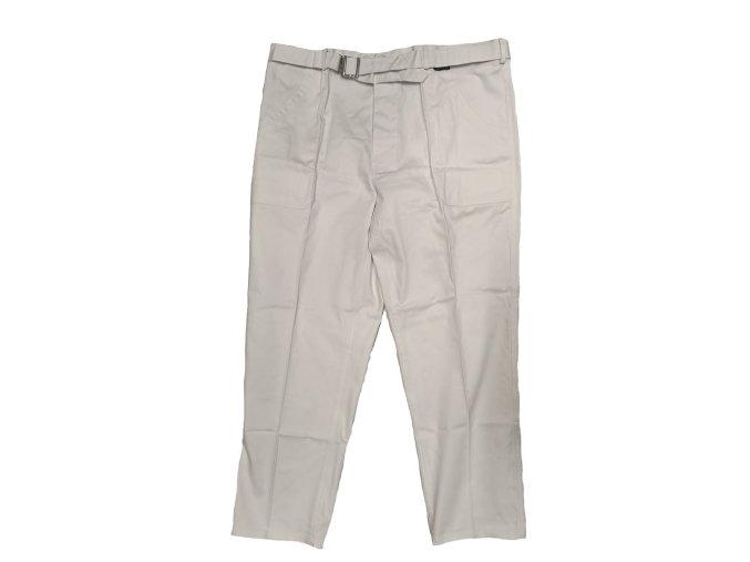 Kalhoty BW bavlněné s opaskem BÍLÉ