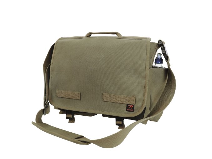 Taška přes rameno CONCEALED CARRY Messenger ZELENÁ