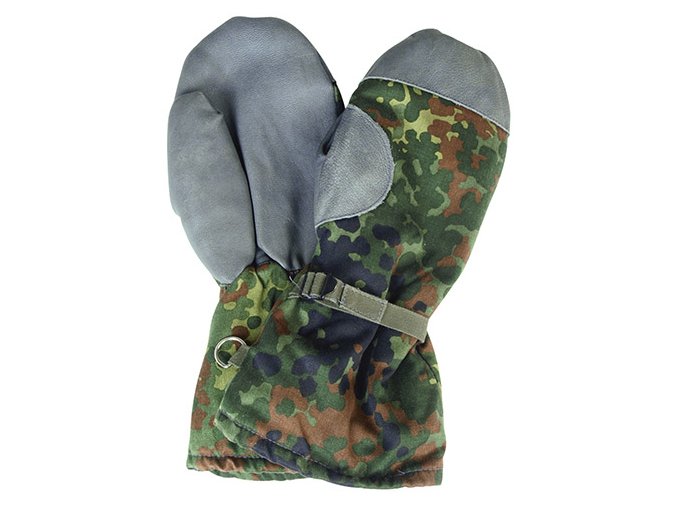 Rukavice BW palcové s podšívkou FLECKTARN použité