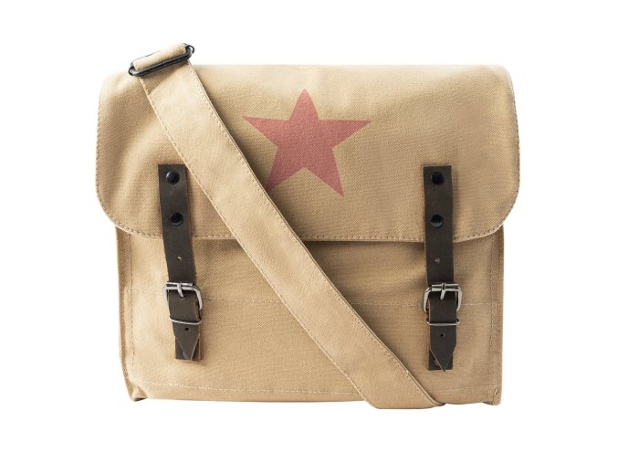 Taška přes rameno s hvězdou KHAKI STAR