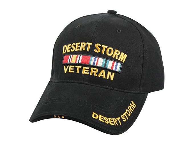Čepice baseball DELUXE DESERT STORM VETERAN ČERNÁ