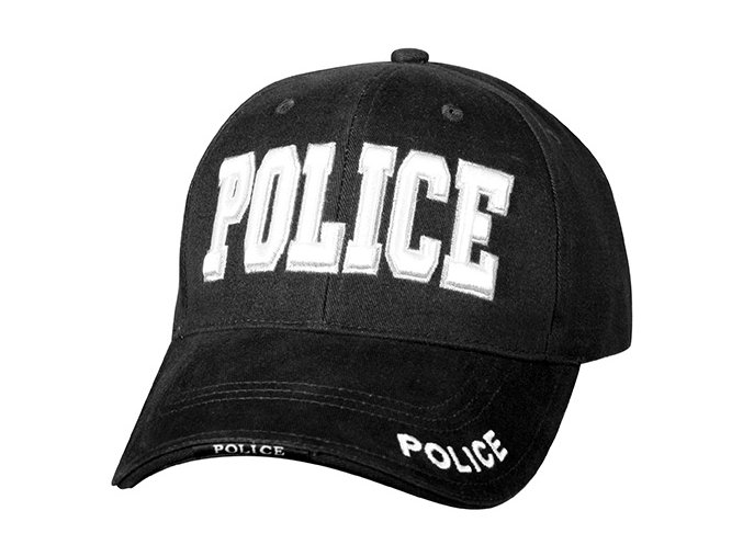 Čepice DELUXE POLICE baseball ČERNÁ