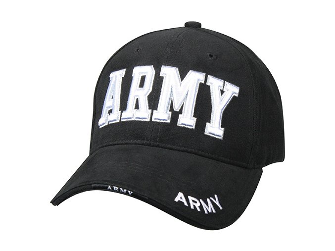 Čepice DELUXE ARMY baseball ČERNÁ
