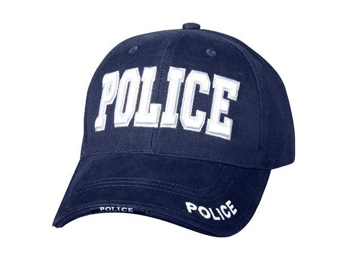 Čepice DELUXE POLICE baseball MODRÁ