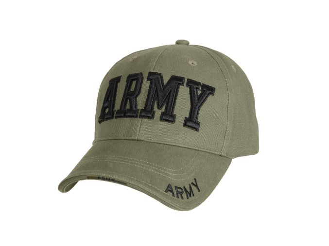 Čepice DELUXE ARMY baseball ZELENÁ