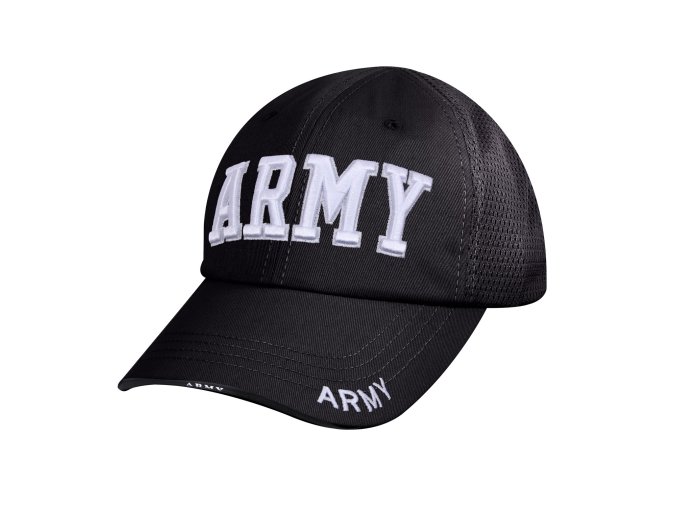 Čepice ARMY síťovaná ČERNÁ