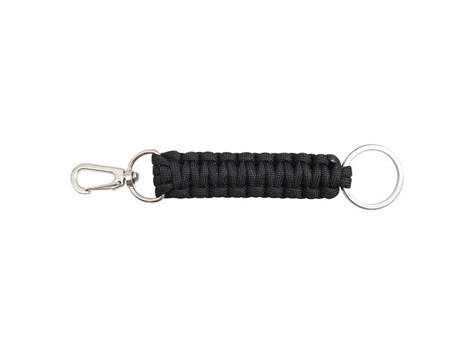 Klíčenka PARACORD ČERNÁ