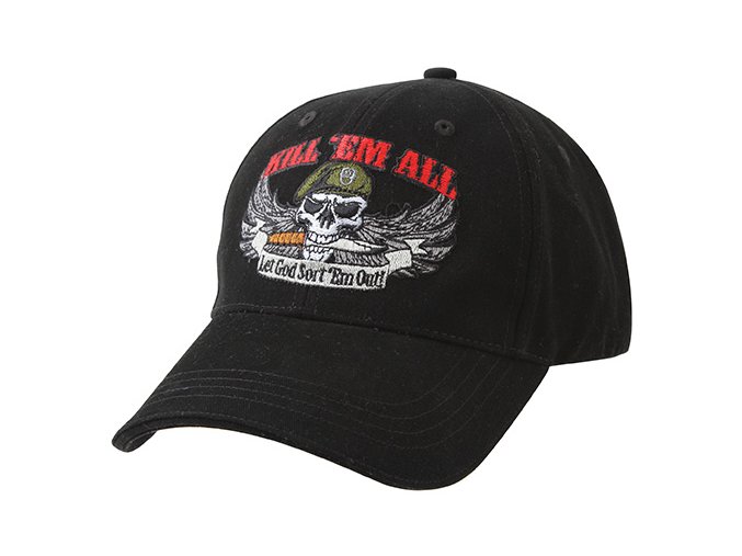 Čepice baseball DELUXE KILL ´EM ALL ČERNÁ