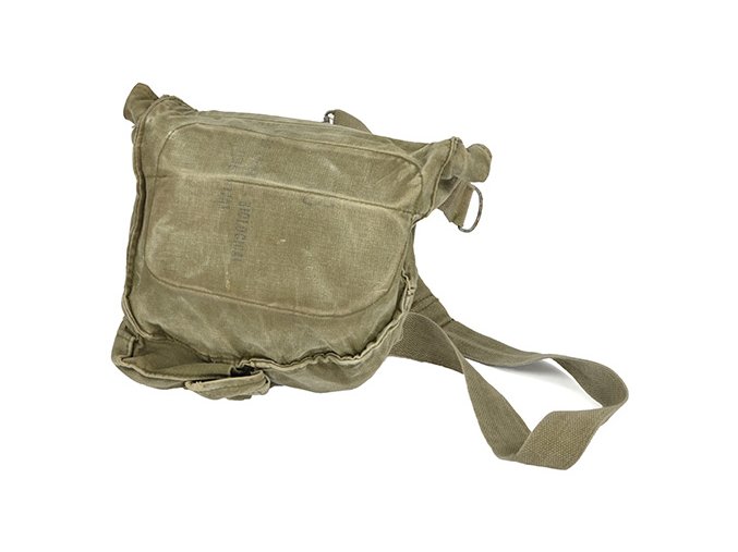 Obal na masku US M17 NK plátno ZELENÝ použitý