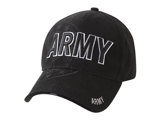 Čepice baseball DELUXE ARMY EAGLE ČERNÁ