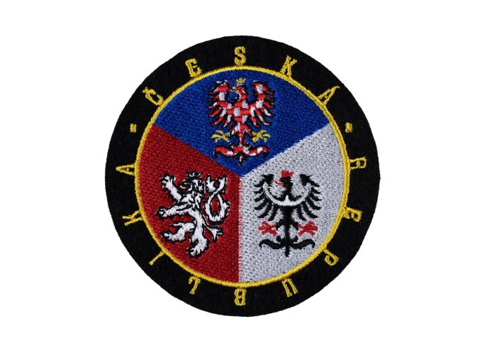 Nášivka Česká republika KRUH - BAREVNÝ