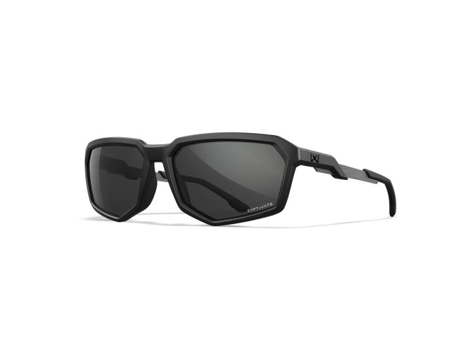 Brýle střelecké WX RECON CAPTIVATE™ ČERNÝ rám KOUŘOVÁ skla