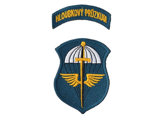 Nášivka HLOUBKOVÝ PRŮZKUM - BAREVNÁ