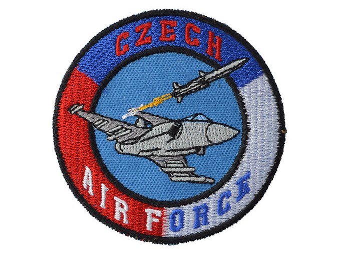 Nášivka CZECH AIR FORCE s gripenem - BAREVNÁ