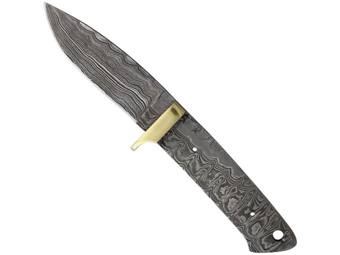 Čepel nože pevná damašková pro výrobu střenek