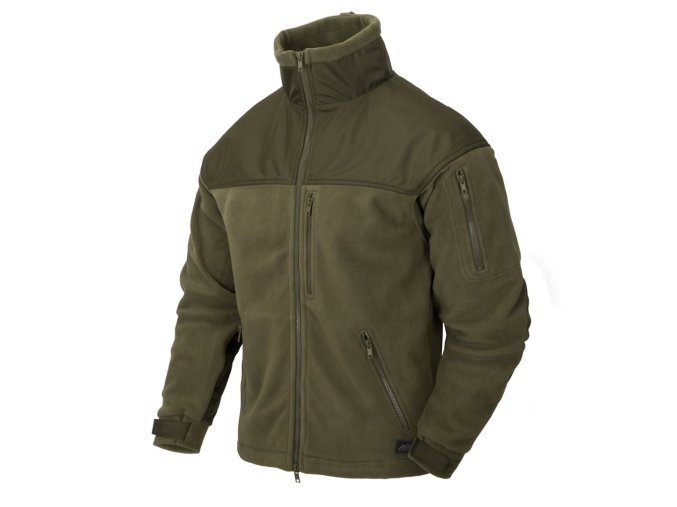 Bunda CLASSIC ARMY fleece ZELENÁ