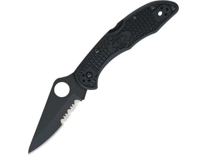 Nůž zavírací DELICA® 4 kombinované ostří ČERNÝ