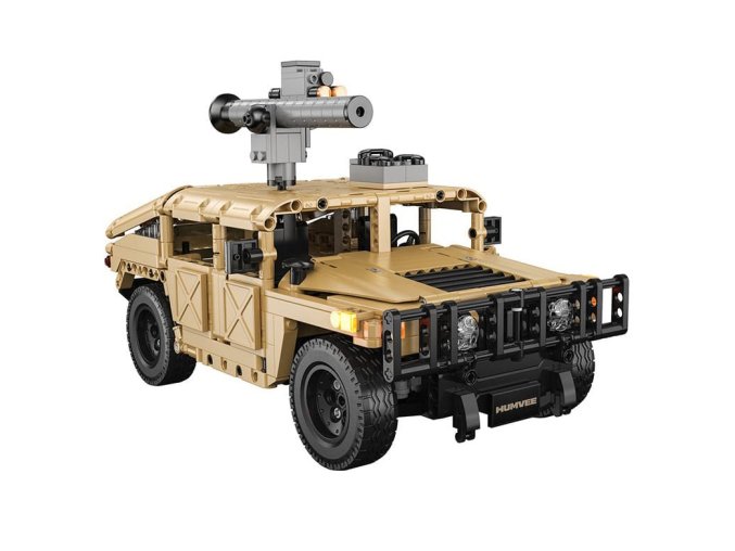 Stavebnice HUMVEE s dálkovým ovládáním - 628 dílů