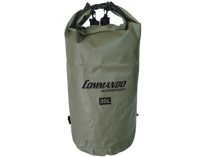 Vak voděodolný DRY BAG 30L Heavy Duty ZELENÝ
