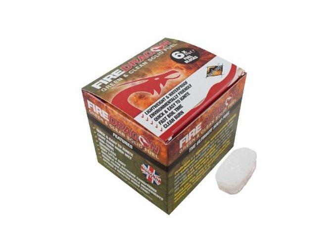 Gel zápalný v tabletách Fire Dragon 6 x 27 g