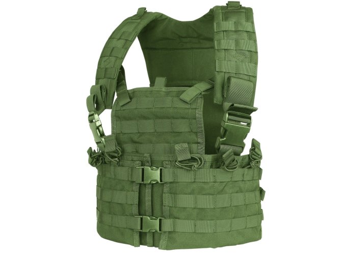 Vesta taktická MOLLE CHEST SET ZELENÁ