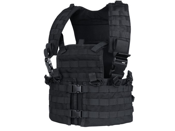 Vesta taktická MOLLE CHEST SET ČERNÁ