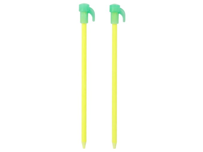 Kolíky stanové FLUORESCENČNÍ 20 cm sada 6 ks
