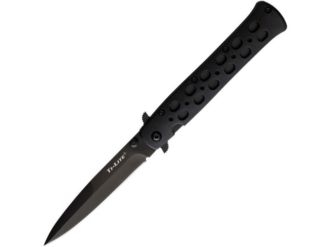 Nůž zavírací TI-LITE hladké ostří ČERNÝ
