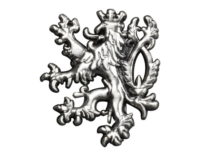 Odznak ČESKÝ LEV U pin STARONIKL
