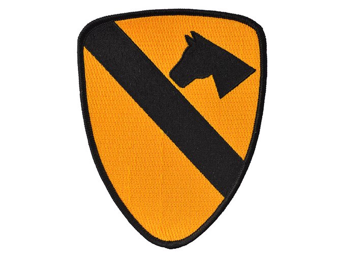 Nášivka 1st CAVALRY DIVISION - BAREVNÁ
