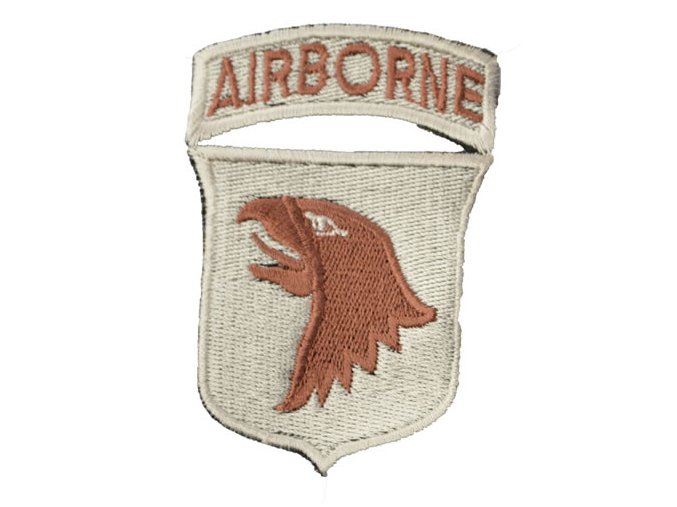 Nášivka 101st AIRBORNE DIVISION PÍSKOVÁ