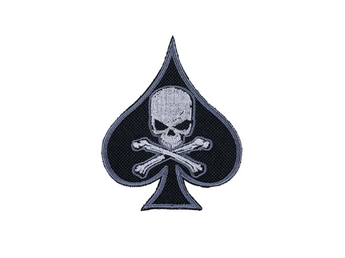 Nášivka DEATH SPADE ČERNÁ