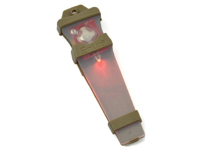Světlo taktické poziční E-LITE ČERVENÉ
