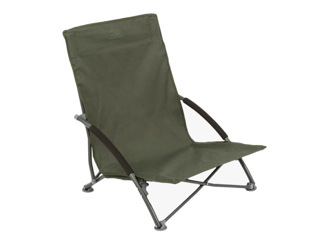 Židle PERCH CAMPING nízký posez ZELENÁ