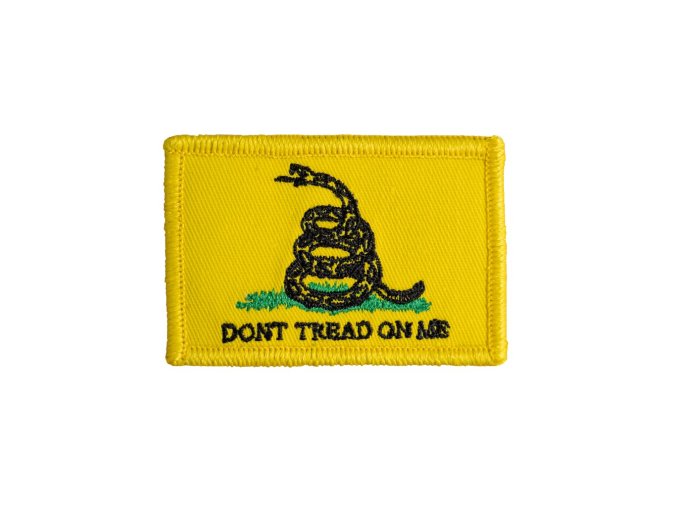 Nášivka DON´T TREAD ON ME ŽLUTÁ