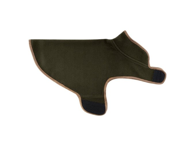 Vesta pro psa FLEECE TMAVĚ ZELENÁ