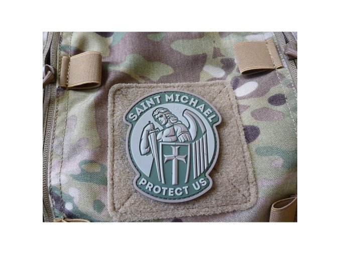 Nášivka SANKT MICHAEL plast velcro MULTICAM