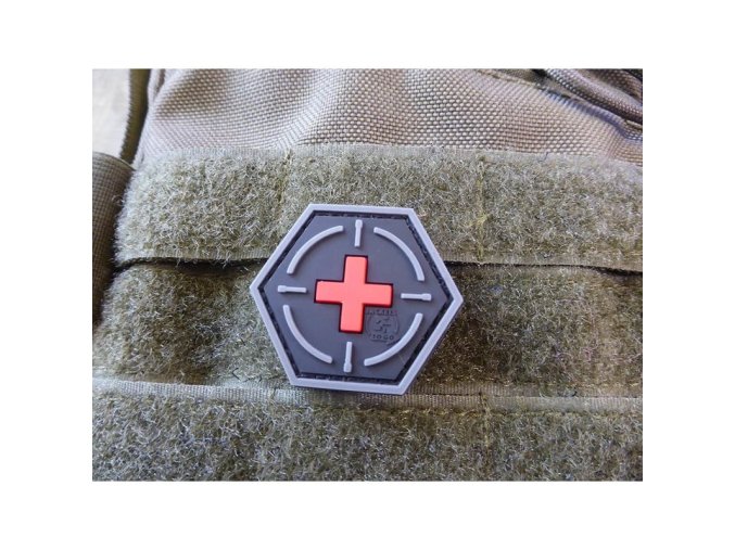 Nášivka MEDIC RED CROSS plastová velcro