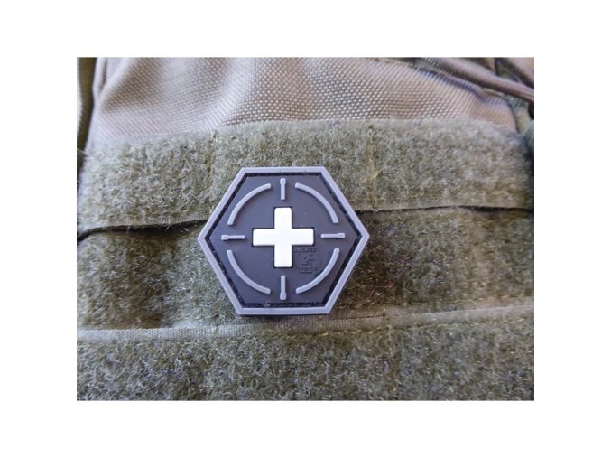 Nášivka MEDIC RED CROSS plastová velcro SWAT