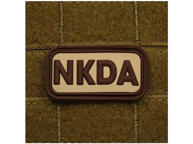 Nášivka KREV NKDA plast DESERT